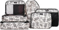 Jadyn Packing Cubes for Travel, 6-Piece Large Packing Cube Organizer Set for Suitcase, Duffel Bag, Luggage, Multiple Sizes Travel Essentials (Desert Foliage)