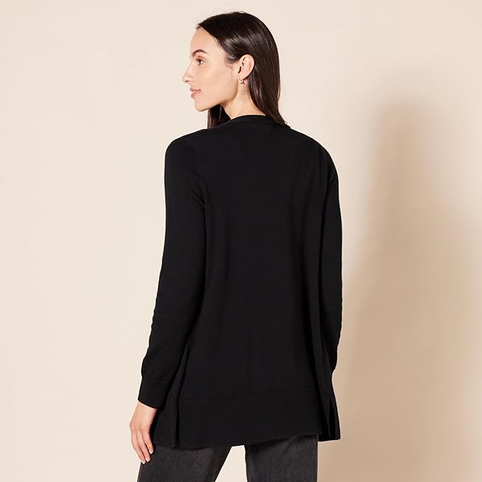 Amazon Essentials Women's Lightweight Long Sleeve Open-Front Cardigan Sweater (Available in Plus Size)