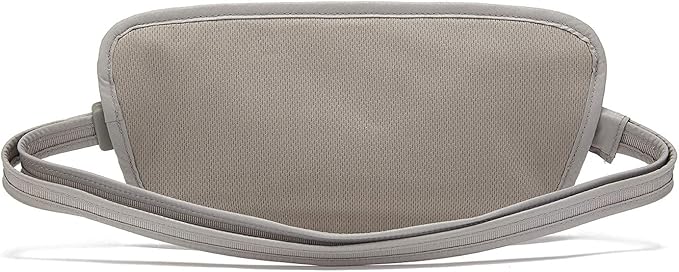 Pacsafe Coversafe X100 Anti-Theft RFID Blocking Waist Wallet, Neutral Grey