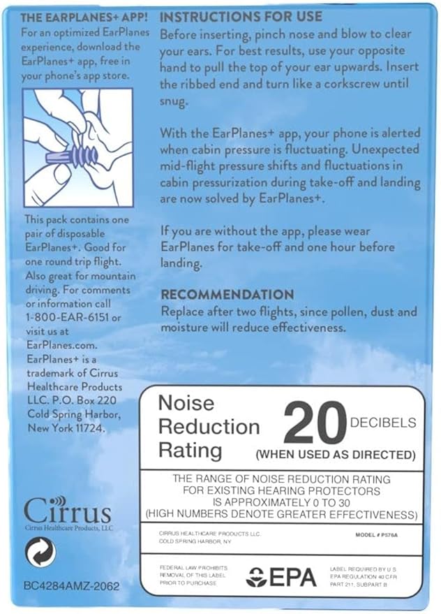 EarPlanes Plus (5 Pairs)