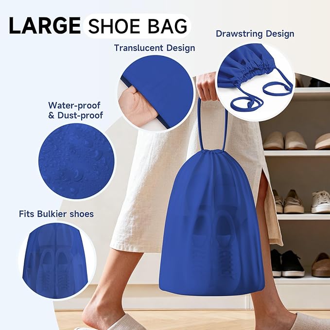 11 Set Packing Cubes for Travel, Gifts for Women Mom Kids, TSA Approved Bags for Makeup, Cosmetic, Toiletry, Suitcase Organizers for Checked Luggage, Cruise Essentials,Airplane Accessories, Klein Blue