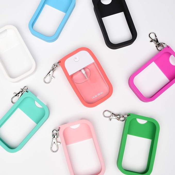Silicone Case Compatible with Touchland Hand Sanitizer Spray, Power Mist and Glow Mist 1 fl oz