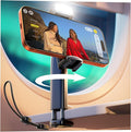 LISEN Airplane Travel Essentials (LED) Phone Stand Holder for Desk Cruise Ship Essentials 2026 Mount Airplane Gadgets Women Men Long Flight Accessories Photographic Lighting Flash Tubes Kids Gifts