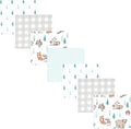 Hudson Baby Unisex Baby Cotton Flannel Receiving Blankets Bundle, Neutral Woodland Pals, One Size