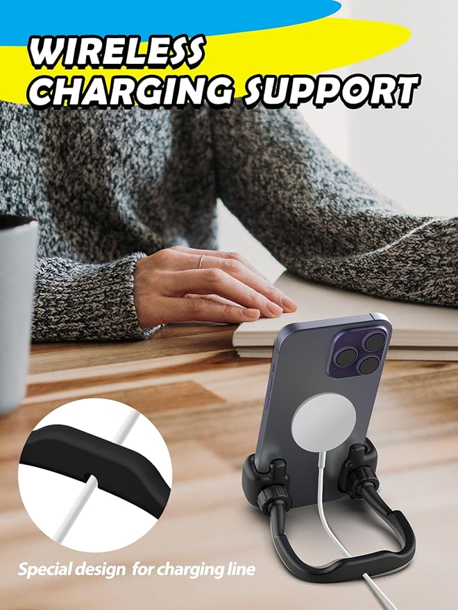 Gifts for Teens Boys Girls Adults Mothers Day: Thumbs Up Lazy Phone Stand Cell Phone Holder for Desk Kids Teenage Tween Men Women Stocking Stuffers Funny Cool Gadget Birthday Ideas Wife Mom Gifts
