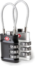 Travelon Set of 2 TSA Accepted Cable Locks