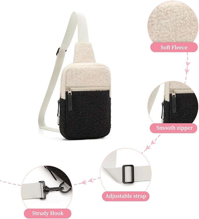 Mothers Day Gifts for Daughter, Birthday Graduation Gifts for 8 9 10 11 12 Year Old Teens Girls Her,Fanny Pack Sling Crossbody Bag Belt Bags Purse, Preppy Teen Girl Gift Trendy Stuff Travel Essentials