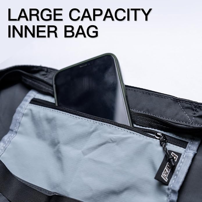 Lightweight Foldable Nylon Crossbody Bag,Compact Polyester Packable Tote,Collapsible Handbag for Travel,Gym,Shopping