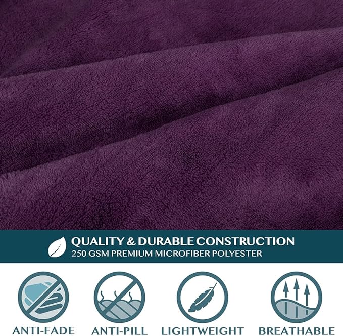 PAVILIA Blanket with Sleeves for Adult Women Men, Soft Warm Wearable Blanket Fleece Wrap Throw, Robe Blanket Gift