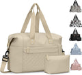 Pritent Travel Duffle Bag, Waterproof Weekender Overnight Hospital Bags for Women Men with Toiletry Bag Lightweight Carry on Personal Item Duffle Gym Bag for Travel, Airplanes, Sports