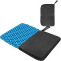 masteymoh Foldable Seat Cushion 15x11.5x1.15-Inches, Portable Gel Seat Cushion for Pressure Relief, Small Sitting Pillow for Travel, Tiny, Compact & Foldable for Easier Storage