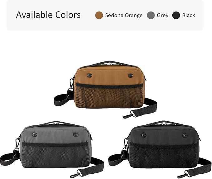 Travel Organizer Pouch Electronic Accessories Carry Case Waterproof Double Layers All-in-One for Cord, Phone, Airpods, USB Flash Drive for Men Women, Portable Charger Organizer (Black)