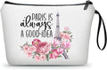 Paris Travel Cosmetic Bags - Unique Women's Gifts for International Travel, Christmas, Sister, Friend