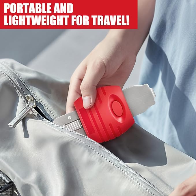 Portable Door Lock for Travel & Home - Hotel Door Locks for Travelers Security, Durable Travel Safety Device for Apartment Airbnb College, Home Security, Travel Essentials, Easy to Use