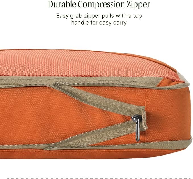 Eagle Creek Pack-It Isolate Compression - Lightweight Cube for Optimizing Luggage Space - Easy-Grab Zipper - Convenient Top Handle - Recycled Materials - Small