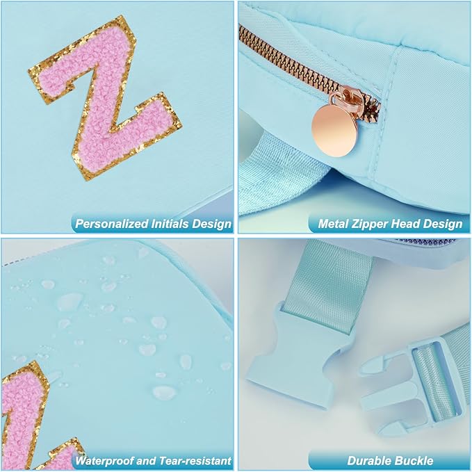Uygafly Birthday Gifts for 4 5 6 7 8 9 10 11 12 13 Year Old Girls,Graduation Gifts for Teens Kids Daughter Sister Her,Fanny Pack Crossbody Bag Belt Bag Cute Trendy Stuff | Blue,Z