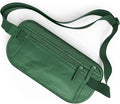 VENTURE 4TH Money Belt for Travel – Hidden Under-Clothes RFID Blocking Passport Holder & Slim Travel Wallet Pouch for Men & Women to Protect Cash, Cards & Documents (Sleek Army Green)