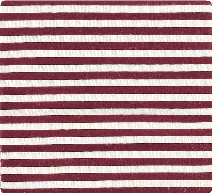 Hudson Baby Unisex Baby Cotton Flannel Receiving Blankets Bundle, Burgundy Floral, One Size