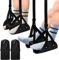 Separated Foot Hammock for Airplane Travel (2 Pack) - Portable, Height Adjustable Foot Rest for in-Flight Office Travel Accessories - Airplane Leg Rest to Reduce Swelling and Soreness