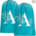 Sylfairy 2 Pack Extra Large Travel Laundry Bag, Dirty Clothes Organizer with Drawstring,Heavy Duty Travel Laundry Bags