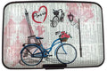 BFL RFID Credit Card Holder for Women or Men, Theft Proof Credit Card Holder, Slim Design Fits in Pocket (Bicycle)