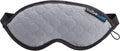 Bewell Eye Mask to Block Light for Travel, Sleep Aid for Airplane, Hotel, Airport, Insomnia + Headache Relief with Adjustable Straps, Gray