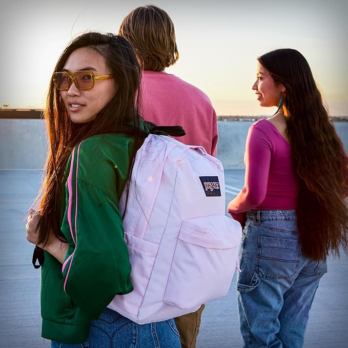 JanSport SuperBreak One Backpacks - Durable, Lightweight Bag with 1 Main Compartment, Front Utility Pocket with Built-in Organizer - Premium Backpack, Night Sky