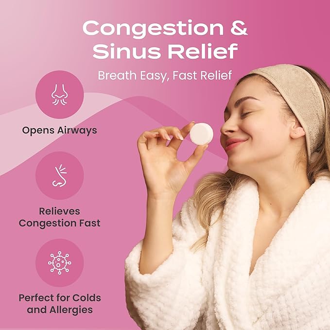 Body Restore Shower Steamers Aromatherapy 15 Pack – Mothers Day Gifts for Mom, Spa Gifts for Women, Relaxation Self Care – Premium Rose Essential Oil Tablets