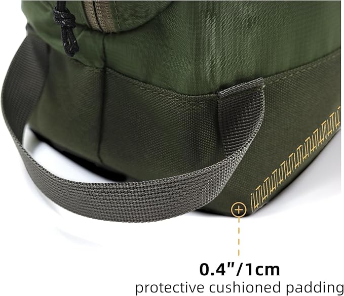 Travel Toiletry Bag 8L, Large Packing Cube with Waterproof TPU Wet/Dry Compartment