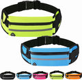 Anti-theft Invisible Waist Bag, Anti-Theft Money Belt Multifunctional Outdoor Sports Waist Bag, for Outdoor Running (Blue+Green)