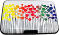 BFL RFID Credit Card Holder for Women or Men, Theft Proof Credit Card Holder, Slim Design Fits in Pocket (Pretty flower)