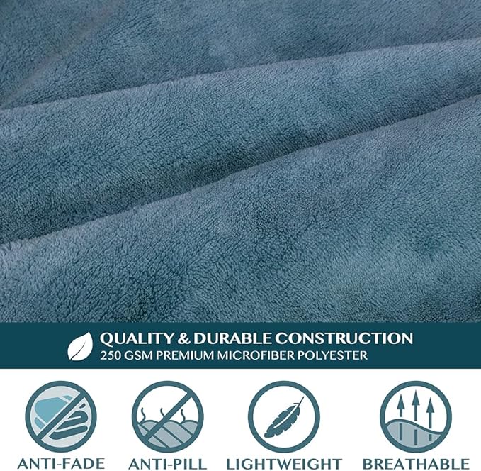 PAVILIA Blanket with Sleeves for Adult Women Men, Soft Warm Wearable Blanket Fleece Wrap Throw, Robe Blanket Gift