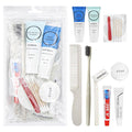 Toiletry Kits Homeless Personal Hygiene Care Package Kits Supplies In Bulk, Disposable Travel Size Essential Women Men Toiletries Set for Hotel, Charity, Camping, Travel (5 Pack)