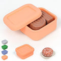 AIDIMMING Shampoo Bar Holder for Travel - 100% Leakproof Portable Soap Case for Shampoo,3.7oz Dove Soap Bar - for Travelers & Gym, Camping, Airplane Essentials (Orange)