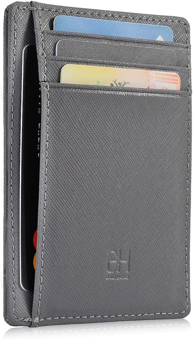 GH GOLD HORSE Slim RFID Blocking Card Holder Minimalist Leather Front Pocket Wallet for Women | Slim, RFID Blocking, Minimalist, Front Pocket