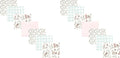 Hudson Baby Unisex Baby Cotton Flannel Receiving Blankets Bundle, Girl Woodland Pals, One Size (Pack of 2)