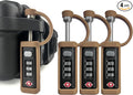 LAFENLIN 4-Pack TSA-Approved Gun Case Locks for Secure Firearm Transport & Storage, Cut-Proof Heavy Duty Padlocks Fit Gun, Rifle, Handgun, & Pistol Travel Cases, Tan