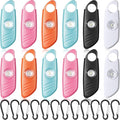 Relaxweex 12 Pcs Personal Safety Alarm for Women with LED Strobe Light and 12 pcs Keychain 130DB Loud Sound Personal Siren Emergency Self Defense Alarm Keychain Safety Devices for Women Men Elderly