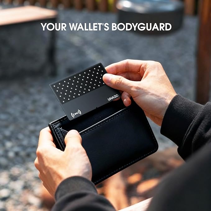 RFID Blocking Card Credit Card Protector for Wallets, Passport Shield & NFC Blocking Device | Anti-Skimming Protection for Debit, ID & EMF Cards | Travel Accessories for Men and Women