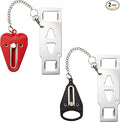 Sleep EZ Portable Door Lock - Set of 2 Travel Door Locks for Hotel Room, B & B, or Dorm Room Security - Portable, Ultra Secure Dorm Lock