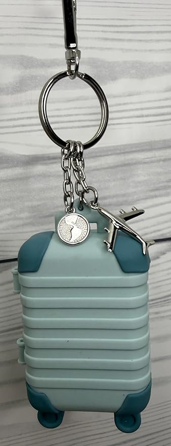 Bath and Body Works Vacation Luggage Adorned with Charms Pocketbac Hand Sanitzer Holder