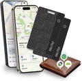 Wallet Tracker Card [Apple MFi Certified] (iOS and Android) Bluetooth Tracker Card, 0.07in Rechargeable Smart Tracking Card Work with Apple Find My, Keys, Luggage Tags, Bags, Passports, Purse(2 Pack)