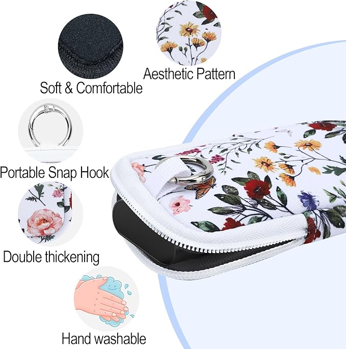 Hand Sanitizer Spray Case,Compatible with Popular Sanitizers (floral)