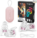 Hearprotek Concert Ear Plugs, 2Pairs Reusable high Fidelity Musician Ear Plugs for Concerts Loud Music-Noise Reduction Ear Protection earplugs for Rave,Festival,Music,Tinnitus Relief
