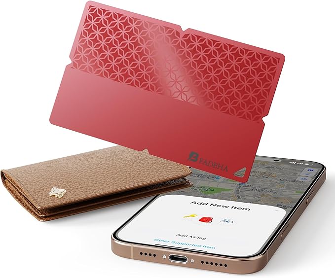 2026 [Apple MFi Certified] (iOS Only) Bluetooth Tracker Smart Card for Apple Find My iPhone Ultra-Thin Wallet GPS Tracker, 5-10 Years Staying Power, Keys Finder & Item Locator for Keys, Bags, Passport