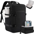 LOVEVOOK 40L Travel Backpack for Women & Men, Airline Approved Carry On Backpack with 3 Packing Cubes, TSA Personal Item Bag, Waterproof Weekender Overnight Backpack Fits 17" Laptop