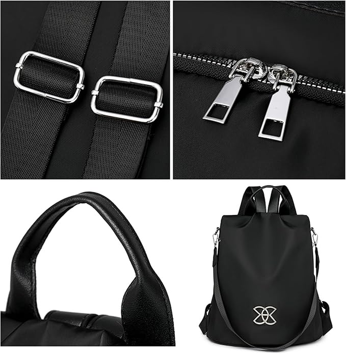Anti-theft Large Capacity Backpack For Women, Lightweight Leisure Shoulder Bag, Cross Body Back Pack Bag, Multi-Purpose Rucksack Backpack With Adjustable Strap For School Work Commuting Traveling