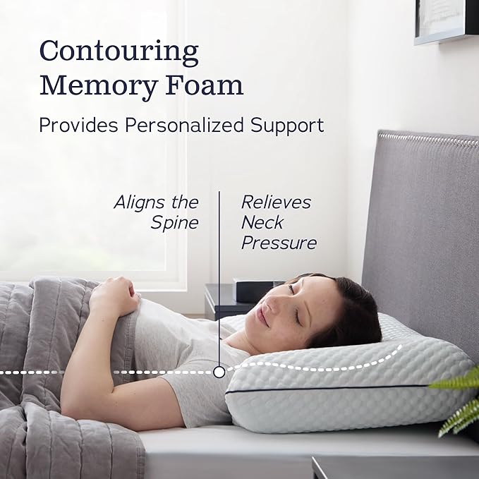 Weekender Gel Memory Foam Pillow - King Size - 1-Pack - Medium Firm Feel - Neck and Shoulder Support - Side & Back Sleepers - Home, Hotel, & Hospital Essentials - CertiPur Certified