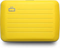 ÖGON -DESIGNS- Aluminum card holder with metal lock, RFID protection against fraud and demagnetization, compact wallet, Smart Case OSLO model