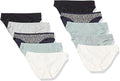 Amazon Essentials Women's Breathable Cotton Bikini Brief Underwear with Full Coverage, Multipacks